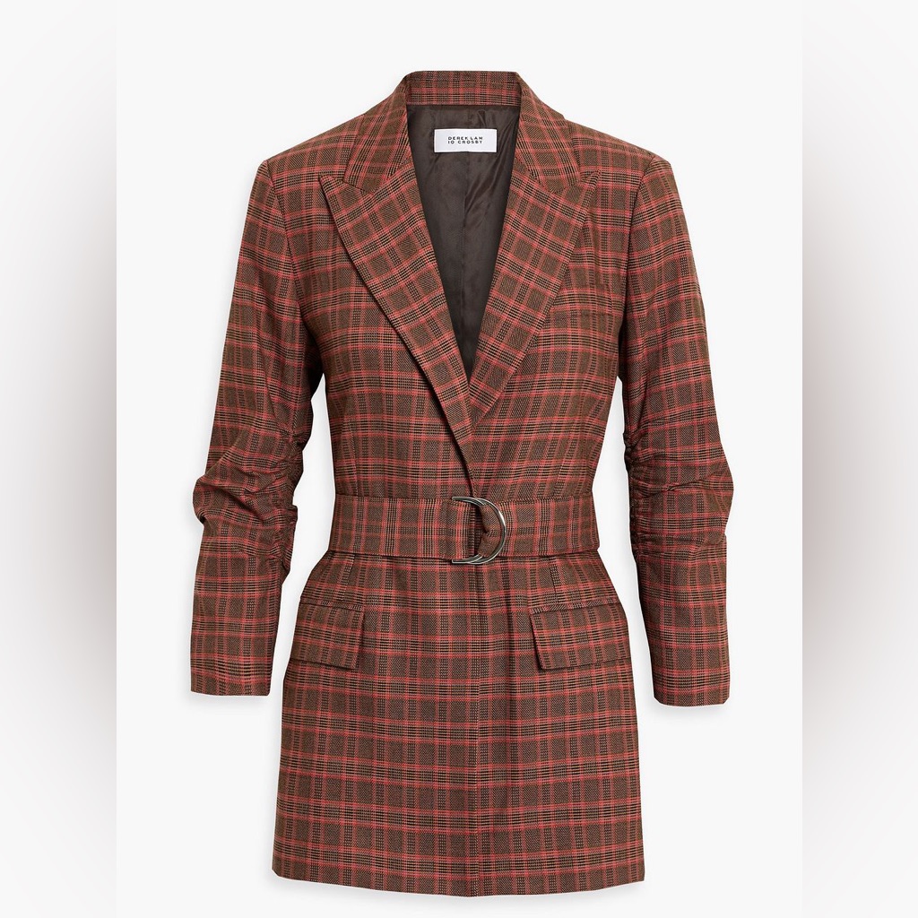Derek Lam 10 Crosby Harrison Gathered Sleeve Blazer Size 4
